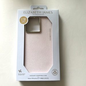 Authentic Elizabeth James glitter iPhone 15 Pro Max MagSafe case